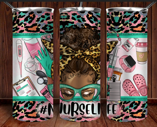 Mess Afro Bun Mess Tumbler